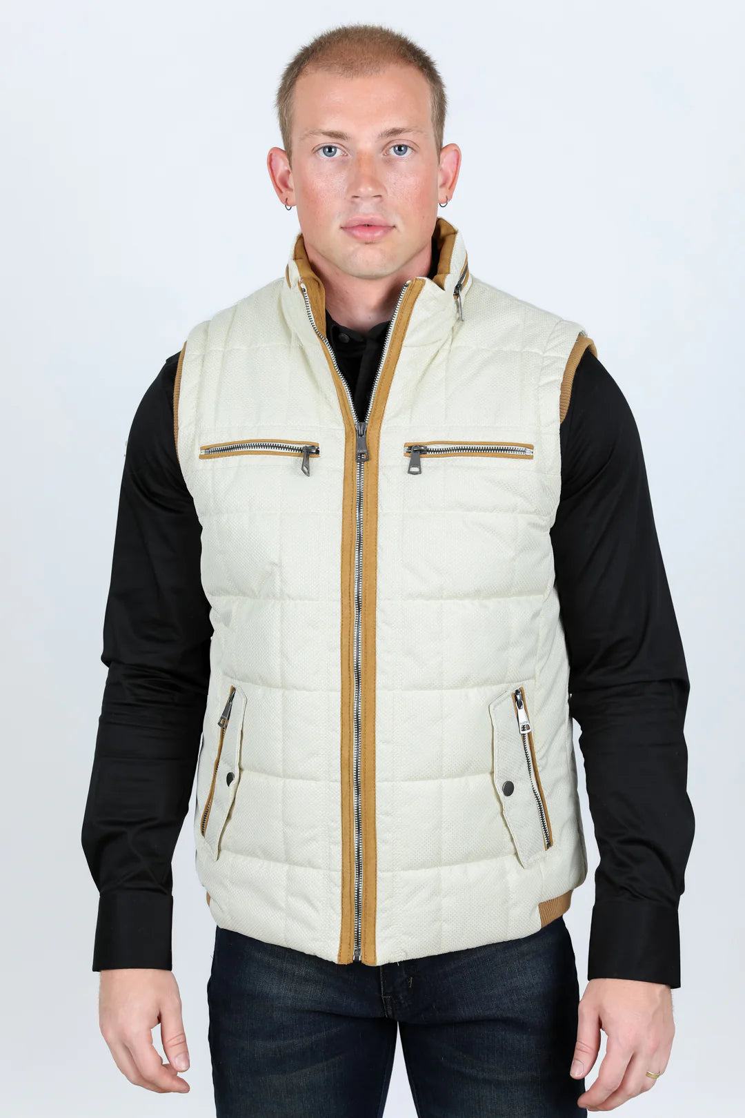 Quilted Fur Lined Vest VST9429