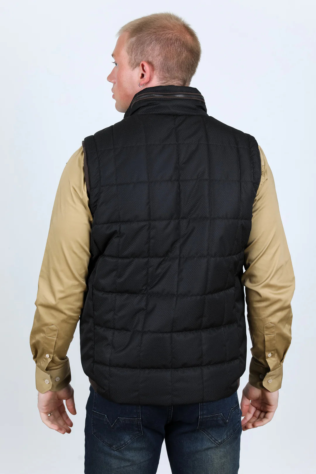 Quilted Faux Fur Lined Vest VST9418