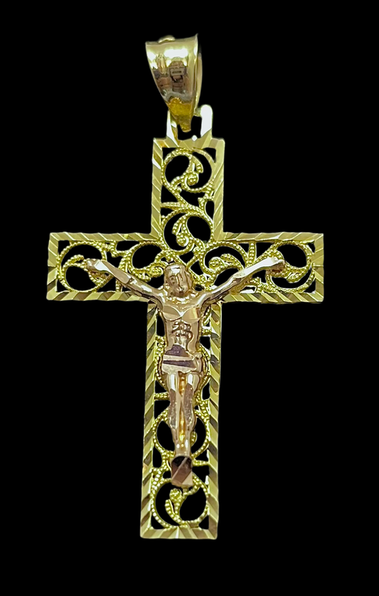 14K Gold Jesus Pendant P3