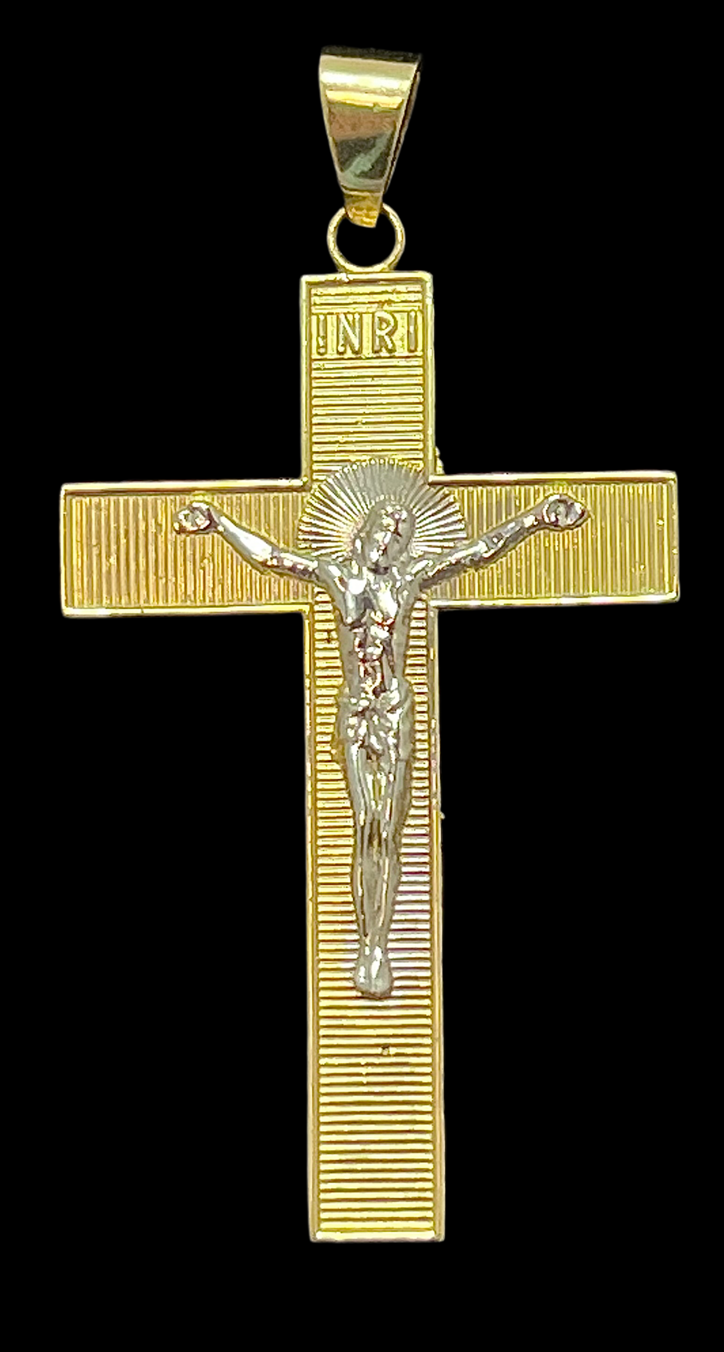 14K Gold Jesus Pendant P8